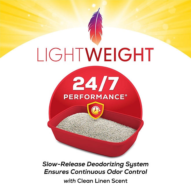 Purina Tidy Cats Multi-Cat Light Weight Clumping Cat Litter, 19.5 lbs. - Image 3