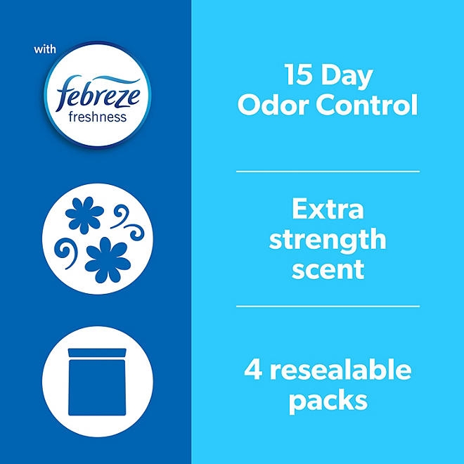 Fresh Step, Extreme Clumping Cat Litter with Febreze, Mountain Spring Scent, 42 lbs. - Image 6