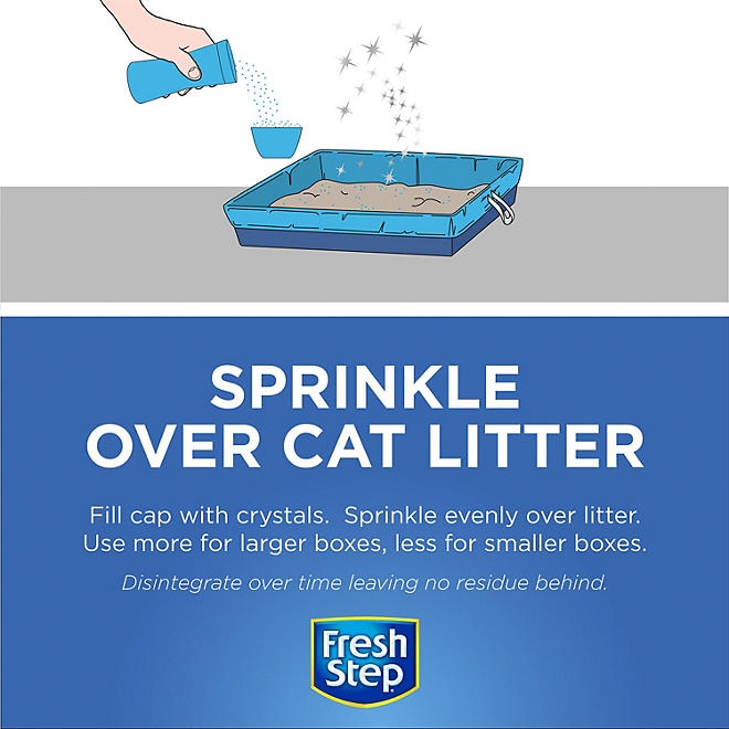Fresh Step, Litter Box Deodorizing Crystals, Fresh Scent, 2 pk., 70 oz. - Image 3