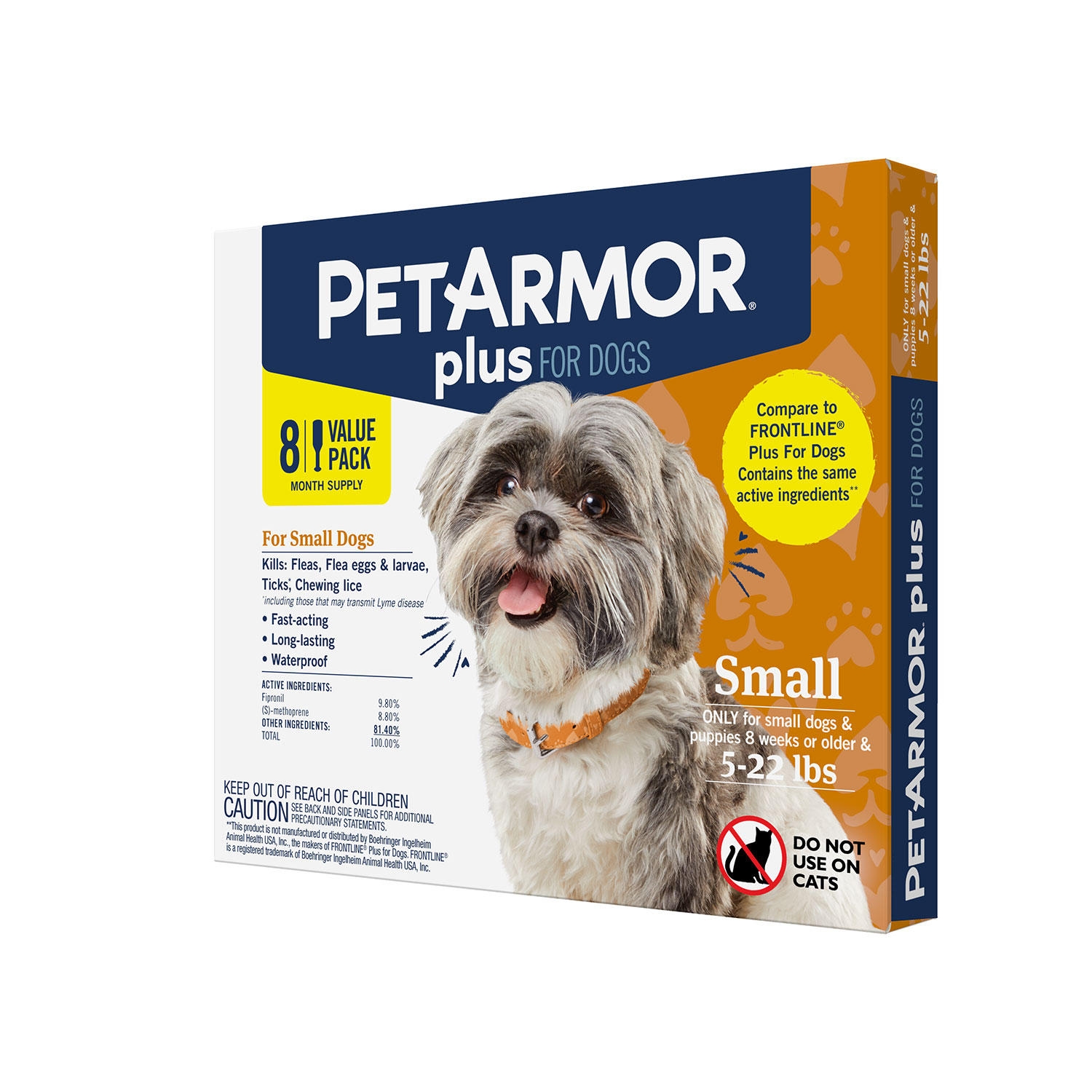 PetArmor Plus Topical Flea and Tick Prevention for Dogs, 8-Month Supply, Choose Size - Image 3
