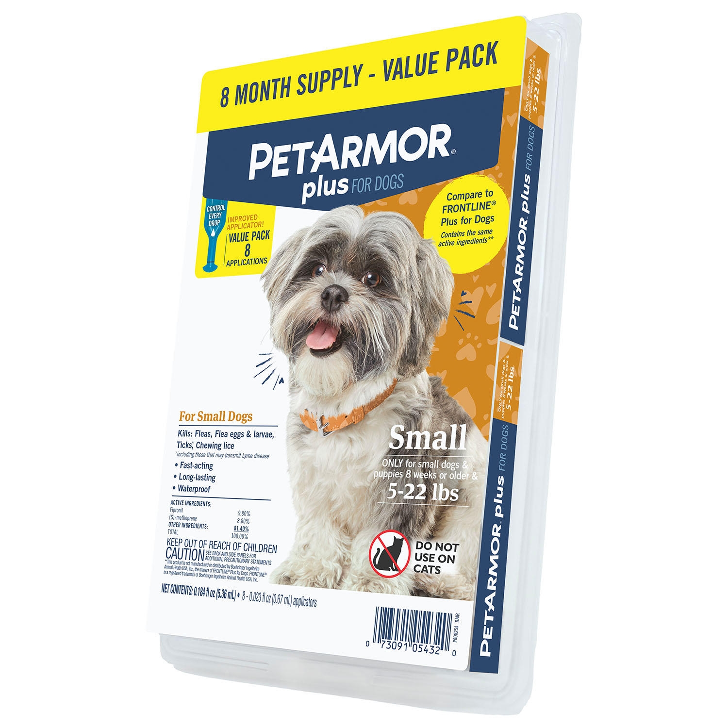 PetArmor Plus Topical Flea and Tick Prevention for Dogs, 8-Month Supply, Choose Size - Image 5