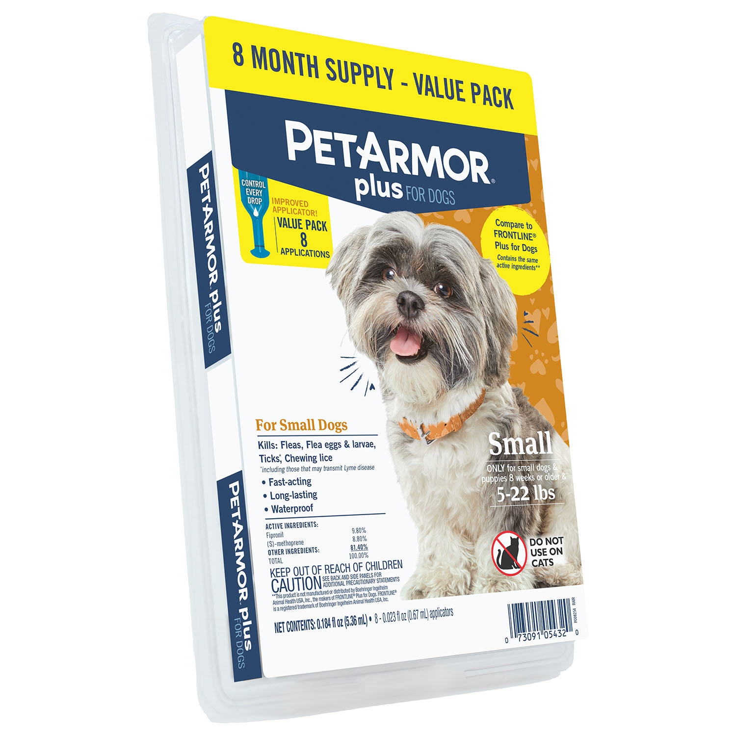 PetArmor Plus Topical Flea and Tick Prevention for Dogs, 8-Month Supply, Choose Size - Image 6