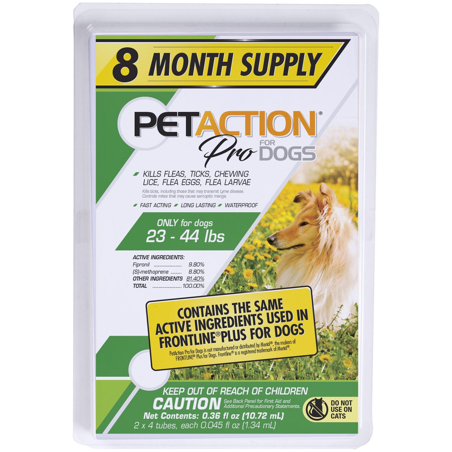 PetAction Pro for Dogs, 8 Doses, Choose Size - Image 5