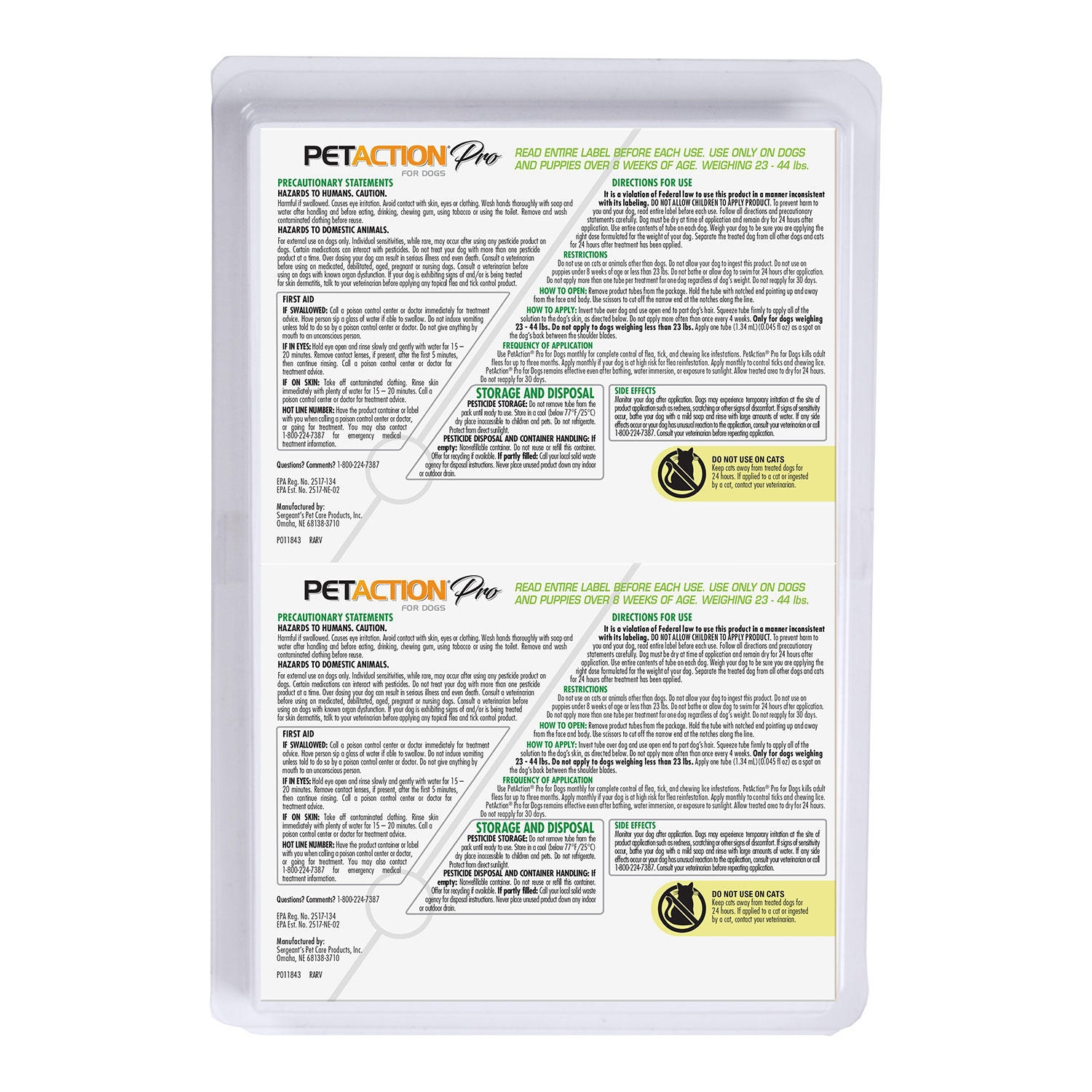 PetAction Pro for Dogs, 8 Doses, Choose Size - Image 6