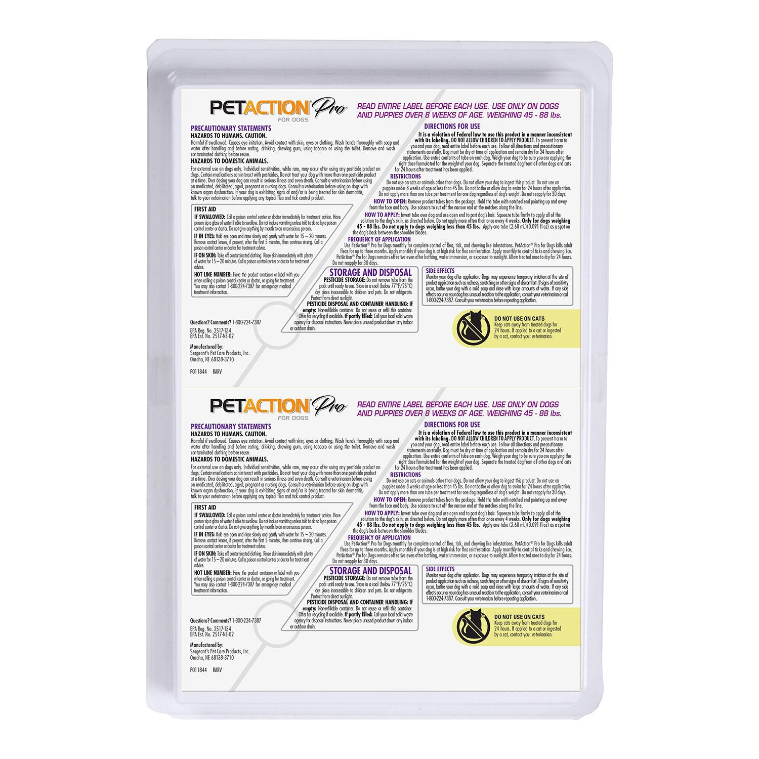 PetAction Pro for Dogs, 8 Doses, Choose Size - Image 10