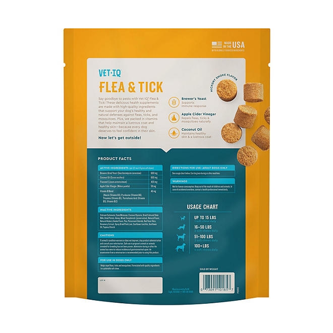 VetIQ Flea & Tick Supplement for Dogs, 240 ct. - Image 6