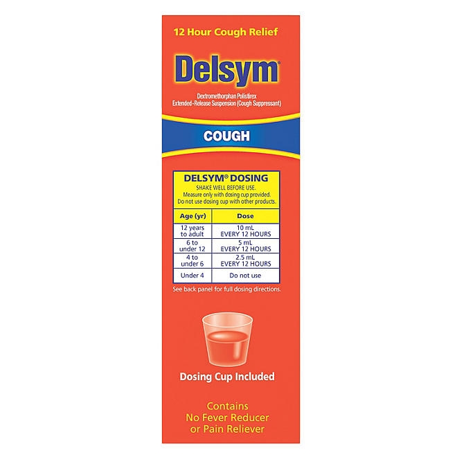 Delsym 12-Hr. Cough Relief Liquid, Orange 2 pk., 5 fl. oz./pk. - Image 10