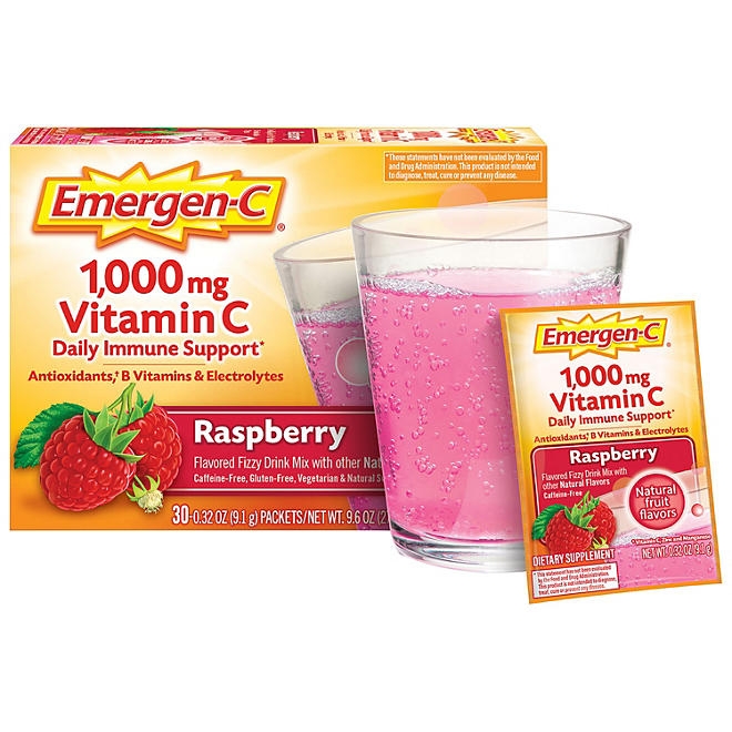 Emergen-C Vitamin C 1000mg Powder with Antioxidants Fizzy Drink Mix, 90 ct. - Image 9