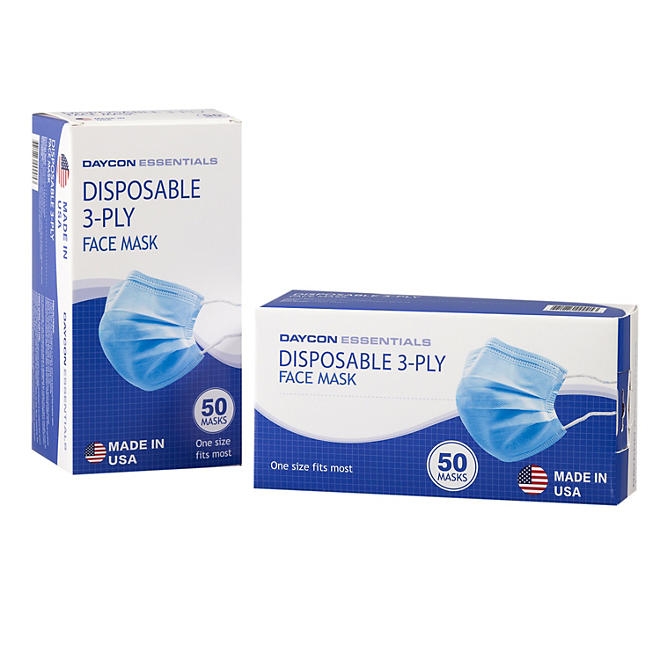 Daycon Essentials 3-Ply Face Mask 50 ct. - Image 2