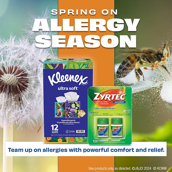 Zyrtec Antihistamine Allergy Tablets, 10 mg. 120 ct. - Image 3