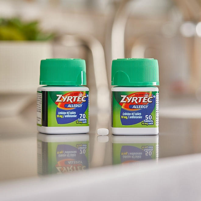 Zyrtec Antihistamine Allergy Tablets, 10 mg. 120 ct. - Image 4