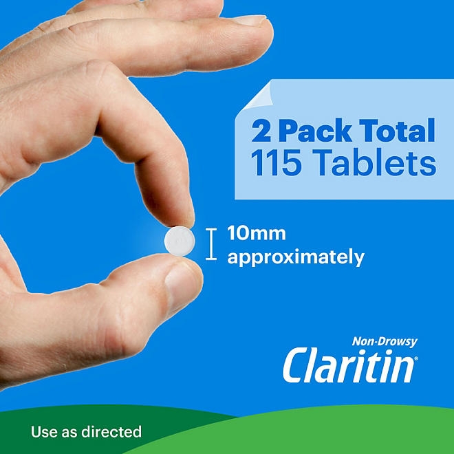 Claritin 24 Hour Non-Drowsy Allergy Medicine Tablets 115 ct. - Image 4