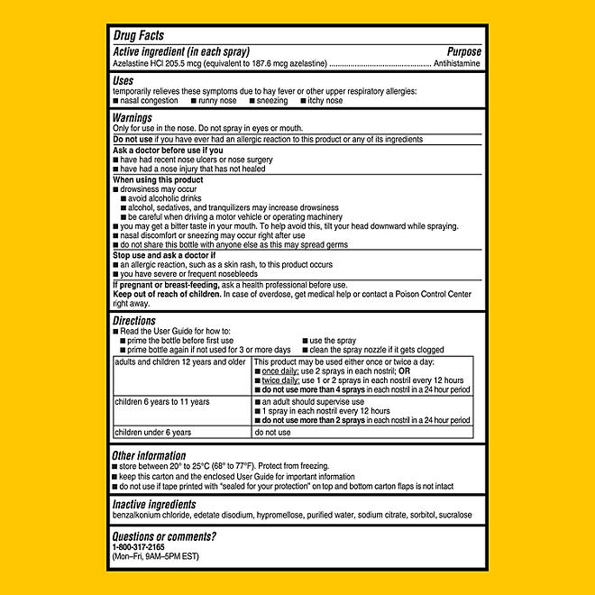 Astepro Adult Nasal Spray 120 ml./bottle, 3 pk. - Image 3