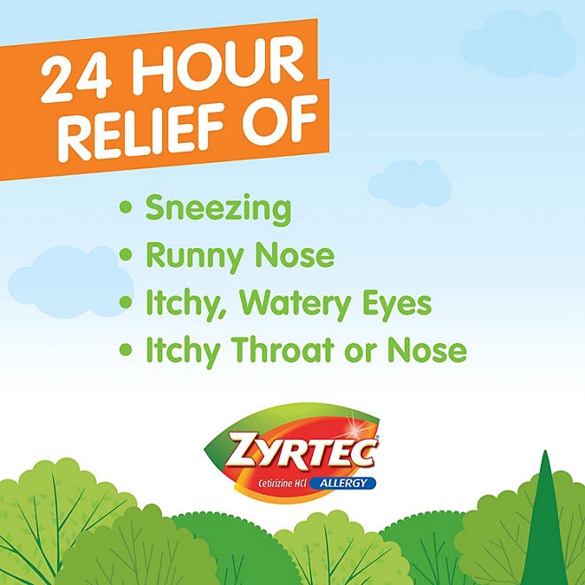 Zyrtec 24 Hour Allergy Relief Liquid Gels, 65 ct. - Image 4