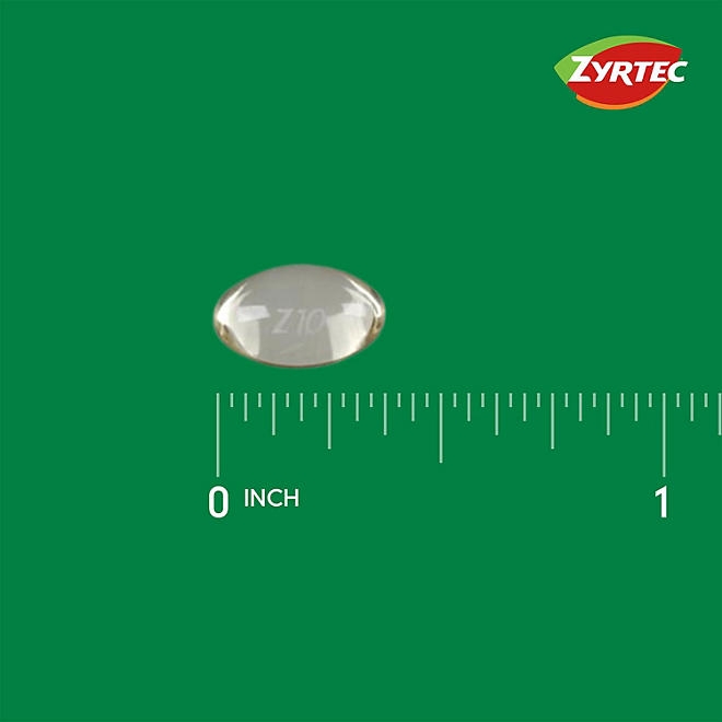 Zyrtec 24 Hour Allergy Relief Liquid Gels, 65 ct. - Image 10