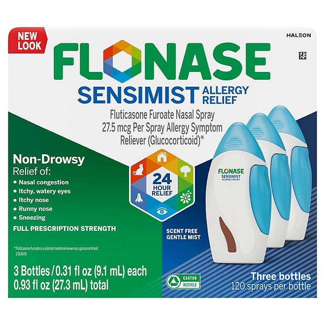 Flonase Sensimist Allergy Relief Nasal Spray, 120 Sprays, 3 pk. - Image 2