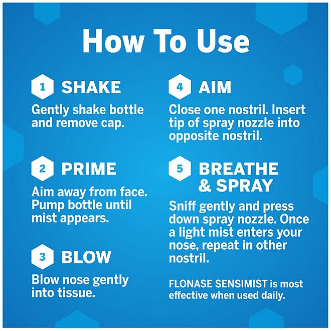 Flonase Sensimist Allergy Relief Nasal Spray, 120 Sprays, 3 pk. - Image 8