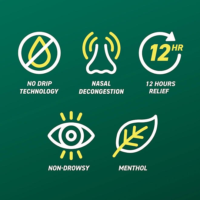 Afrin No-Drip Severe Congestion Nasal Spray 20 ml./pk., 3 pk. - Image 5