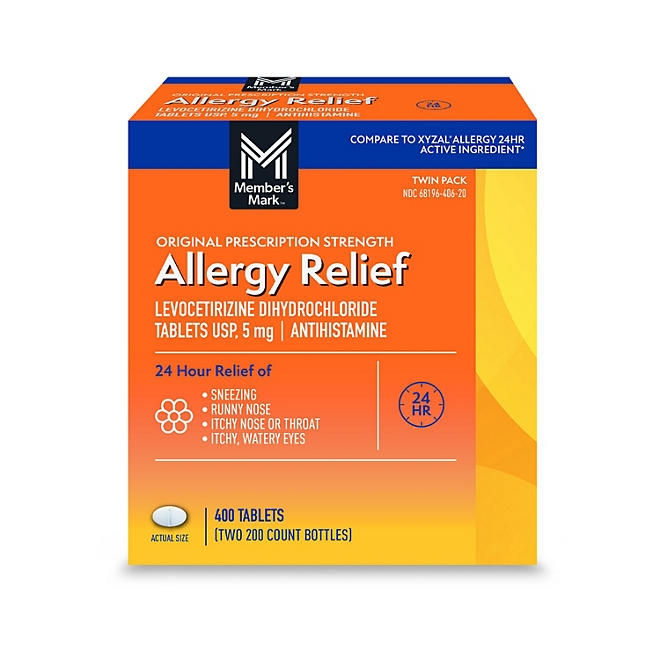 Member's Mark Levocetirizine Tablets, 5 mg, 400 ct. - Image 2