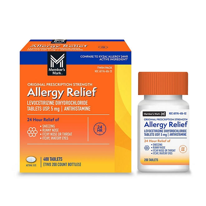 Member's Mark Levocetirizine Tablets, 5 mg, 400 ct. - Image 3