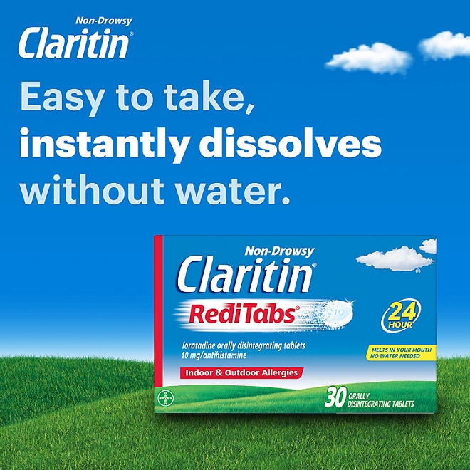 Claritin 24 Hour Non-Drowsy Allergy Medicine RediTabs 70 ct. - Image 7