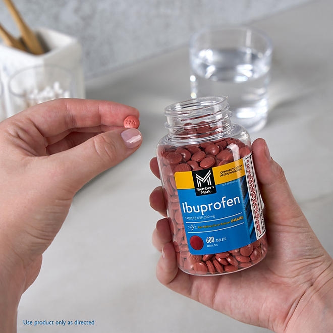 Member's Mark Ibuprofen Pain Reliever and Fever Reducer Tablet, 200 mg, 1200 ct. - Image 6