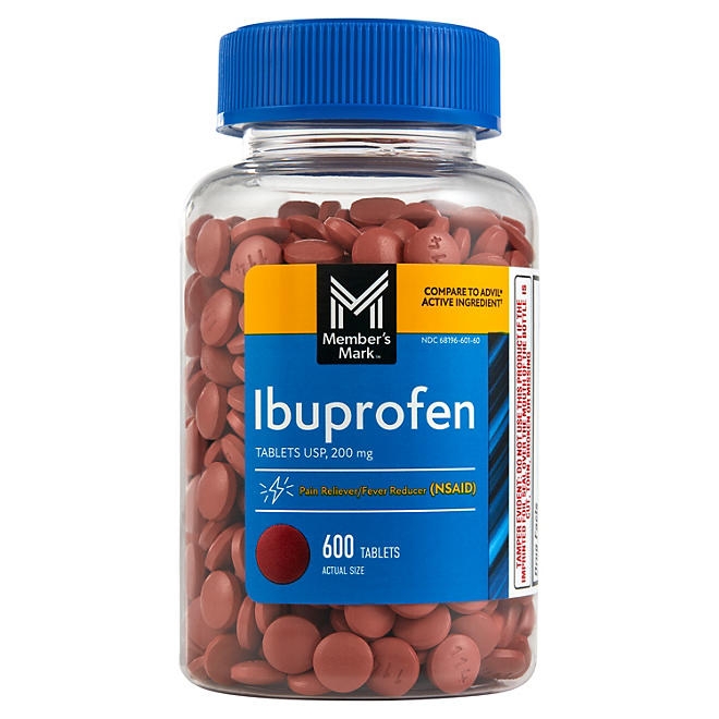 Member's Mark Ibuprofen Pain Reliever and Fever Reducer Tablet, 200 mg, 1200 ct. - Image 8