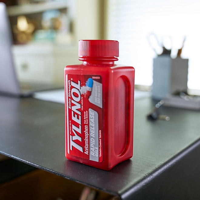 Tylenol Extra Strength Rapid Release Gelcaps, 500 mg. Acetaminophen, 290 ct. - Image 3