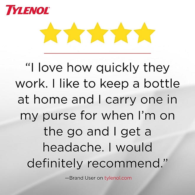 Tylenol Extra Strength Rapid Release Gelcaps, 500 mg. Acetaminophen, 290 ct. - Image 10