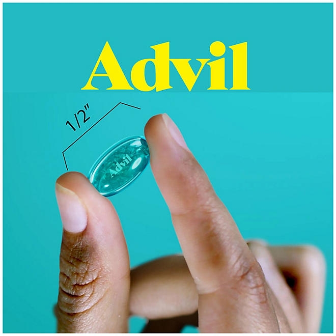 Advil Liqui-Gels Pain Reliever and Fever Reducer, Ibuprofen 200mg Capules, 240 ct. - Image 4
