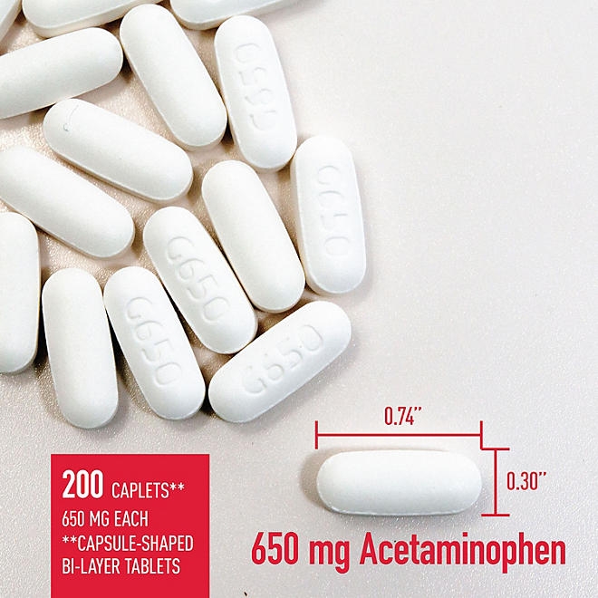 Member's Mark Arthritis Pain Extended Release Tablets, 650 mg Acetaminophen, 200 ct./pk., 2 pk. - Image 4
