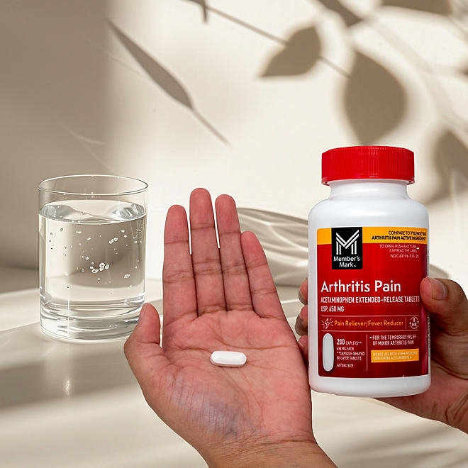 Member's Mark Arthritis Pain Extended Release Tablets, 650 mg Acetaminophen, 200 ct./pk., 2 pk. - Image 6