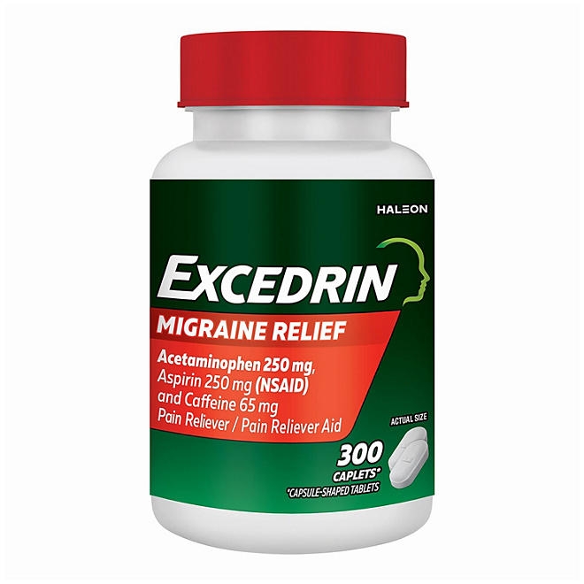 Excedrin Migraine Pain Relief Caplets, 300 ct. - Image 2
