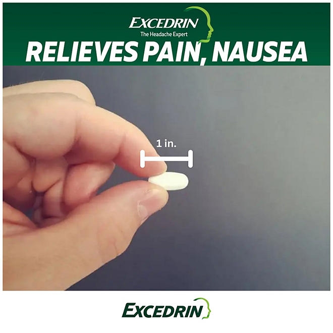 Excedrin Migraine Pain Relief Caplets, 300 ct. - Image 4