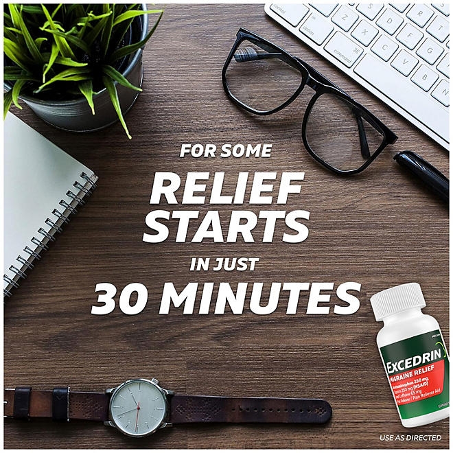 Excedrin Migraine Pain Relief Caplets, 300 ct. - Image 8