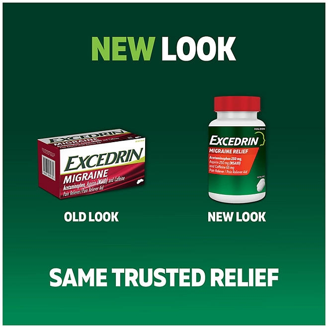 Excedrin Migraine Pain Relief Caplets, 300 ct. - Image 9