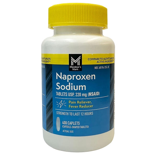 Member's Mark Naproxen Sodium Tablets NSAID, 220 mg, 400 ct. - Image 2