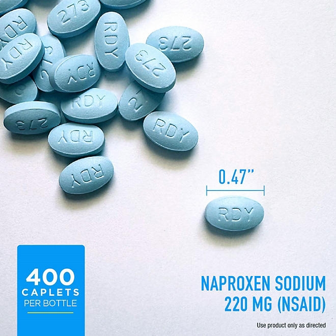 Member's Mark Naproxen Sodium Tablets NSAID, 220 mg, 400 ct. - Image 3