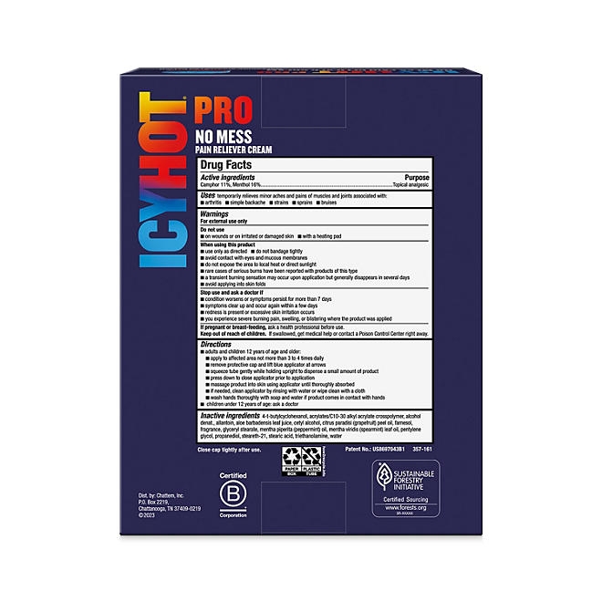 Icy Hot Pro Pain Cream, 3 fl. oz., 2 pk. - Image 3