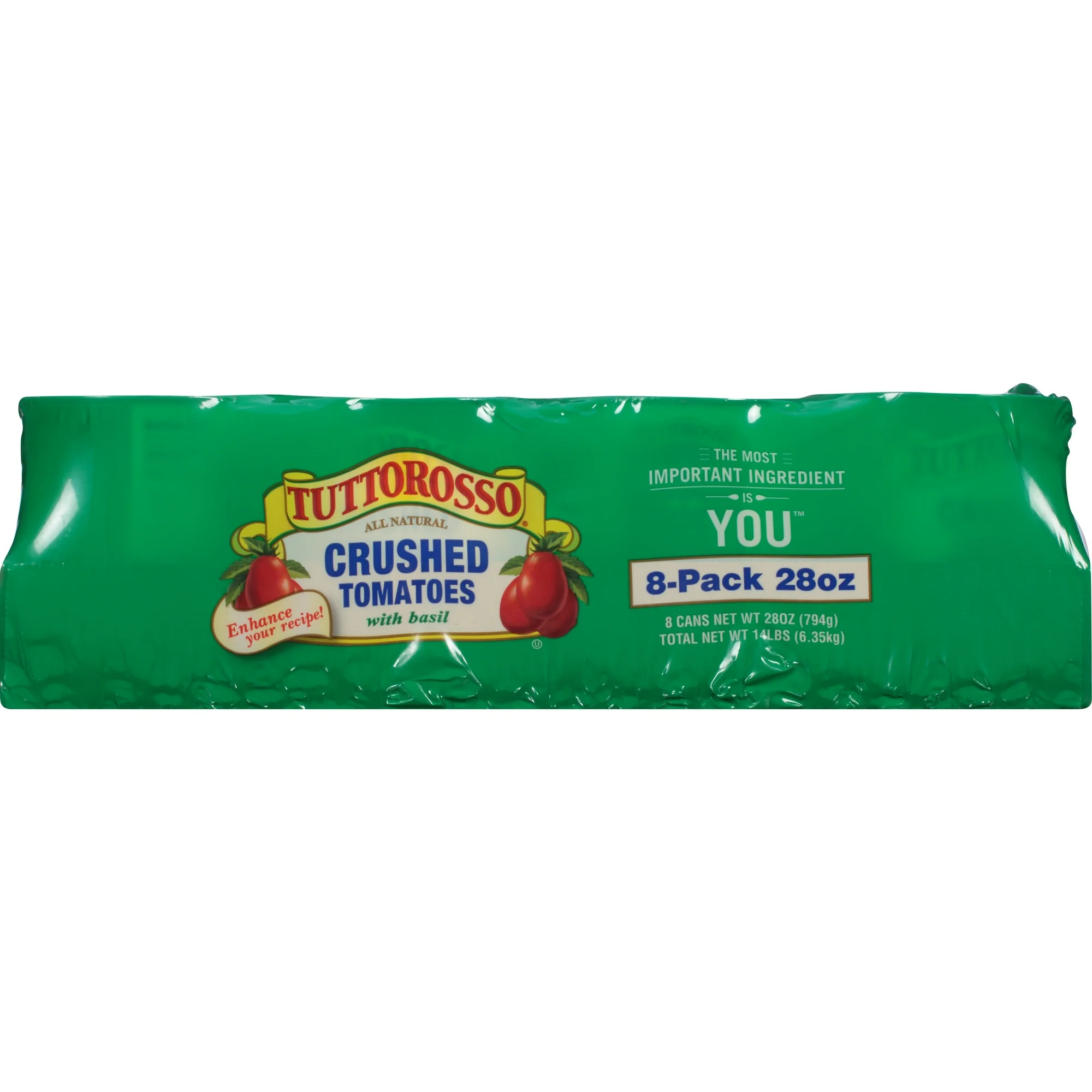 Tuttorosso Crushed Tomatoes with Basil (28 oz., 8 pk.) - Image 3