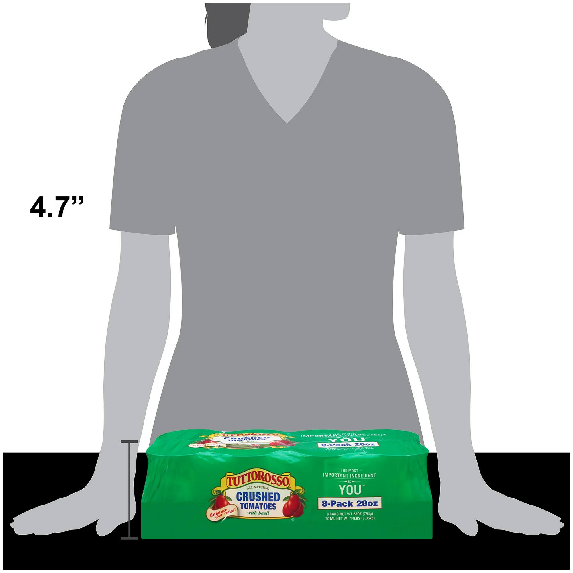 Tuttorosso Crushed Tomatoes with Basil (28 oz., 8 pk.) - Image 10