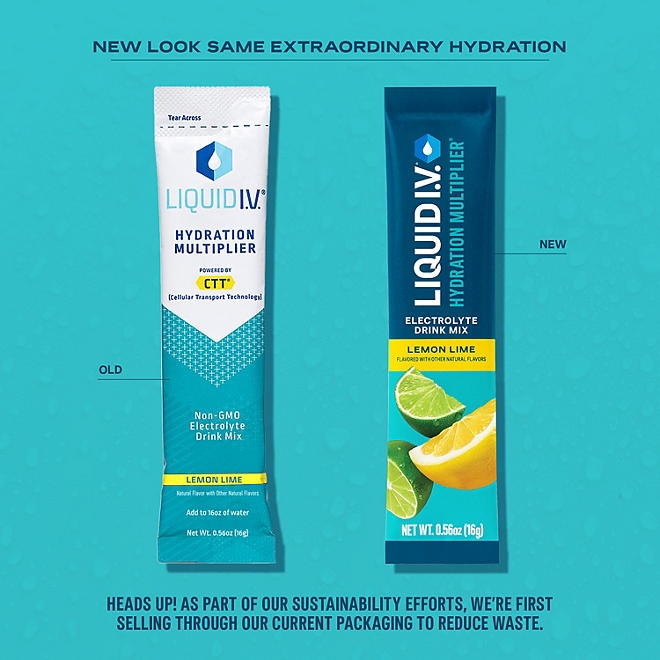 Liquid I.V. Hydration Multiplier Variety Pack, Lemon Lime & Passion Fruit, 30 ct. - Image 4