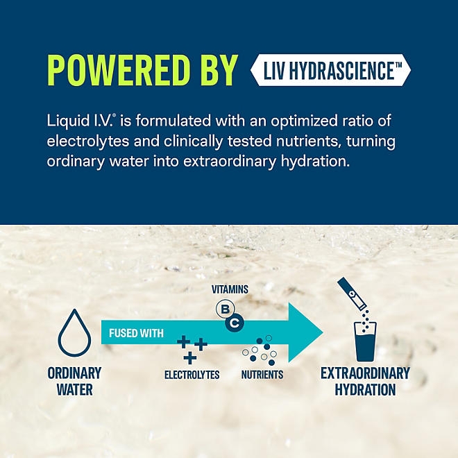 Liquid I.V. Hydration Multiplier Variety Pack, Lemon Lime & Passion Fruit, 30 ct. - Image 5