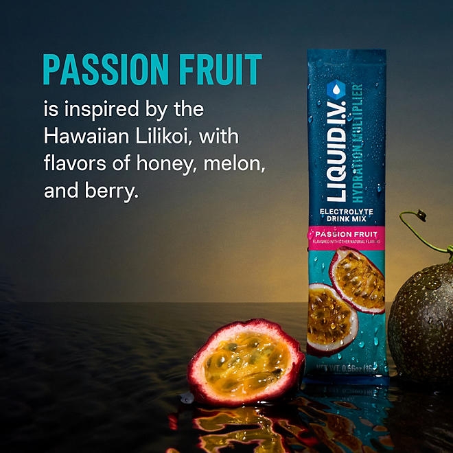 Liquid I.V. Hydration Multiplier Variety Pack, Lemon Lime & Passion Fruit, 30 ct. - Image 7