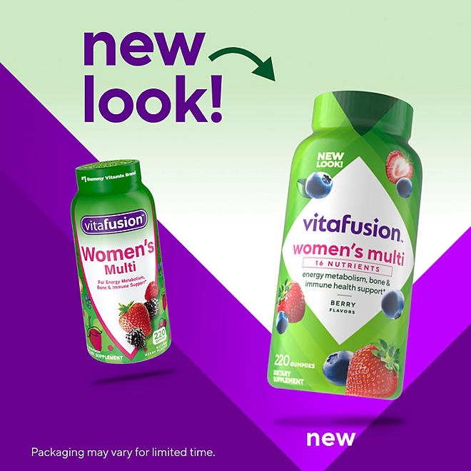 Vitafusion Women's Multivitamins Gummy Vitamins, 220 ct. - Image 3