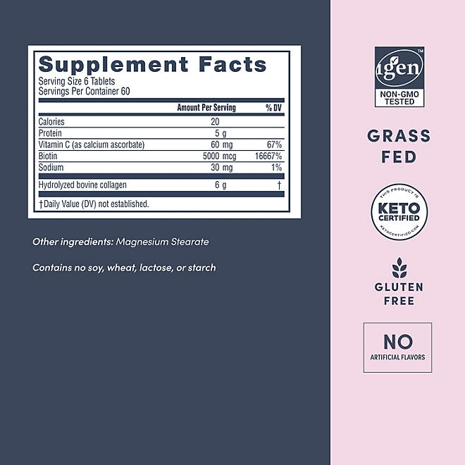 NeoCell Super Collagen + Vitamin C & Biotin Tablets 360 ct. - Image 5