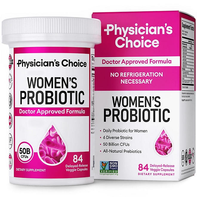 Physician's Choice Women's 50 Billion CFU Probiotic Capsules, 84 ct. - Image 2
