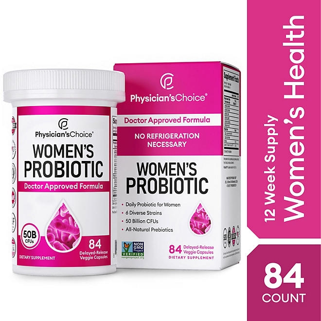 Physician's Choice Women's 50 Billion CFU Probiotic Capsules, 84 ct. - Image 3
