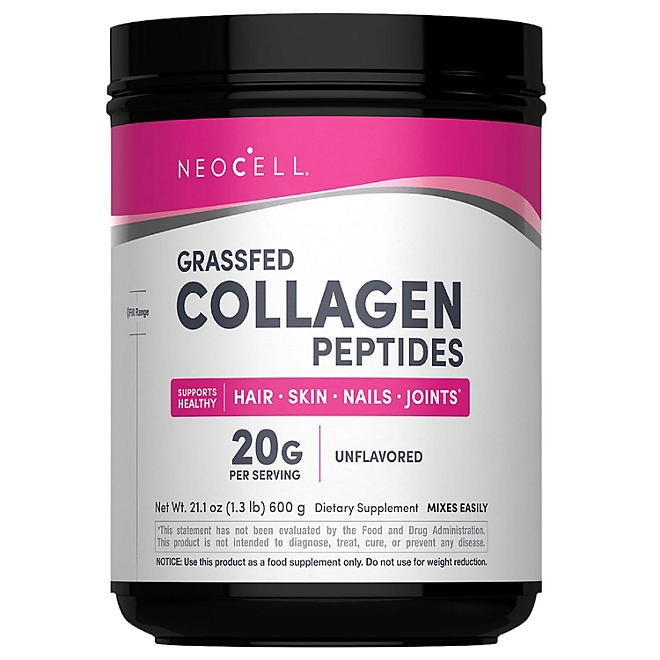 NeoCell Super Collagen Peptides, Unflavored Powder, Collagen Type 1 & 3 21.2 oz. - Image 2