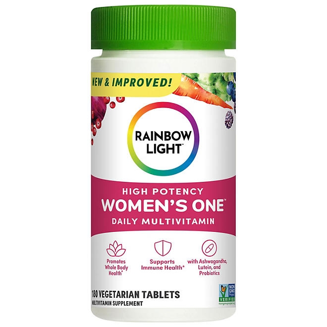 Rainbow Light Women's One Multivitamin Plus Superfoods & Probiotics Tablets 180 ct. - Image 2